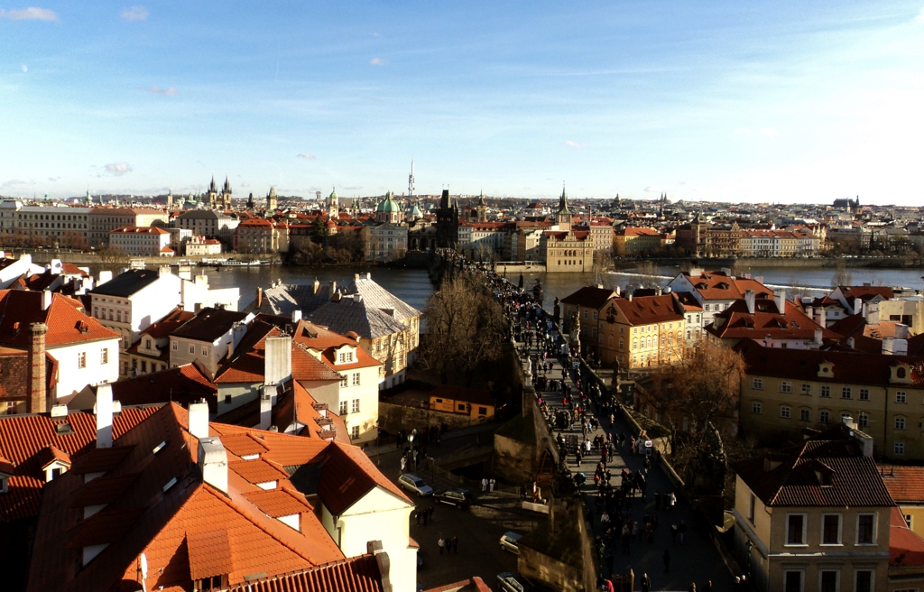 A medieval e romântica Praga