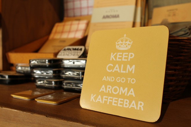 Cafezinho em Munique: Aroma Kaffeebar