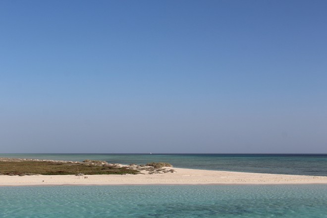 Uma ilha deserta no Egito