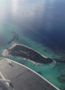 Avião Maldivas