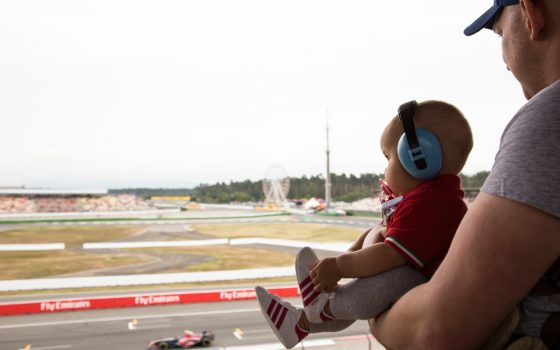 Fórmula 1 com um bebê