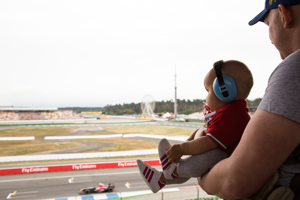 Grande Prêmio de Fórmula 1 com um bebê